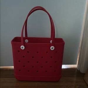 Stylish Red Tote Bag